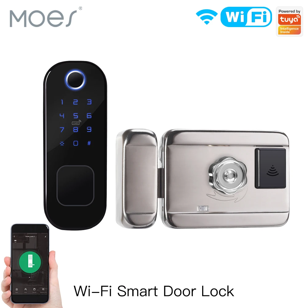 Home Security Tips - MOES WiFi Tuya Smart Lock Door