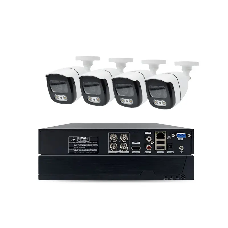 Home Security Camera System - 5MP Outdoor Dome AHD DVR 4