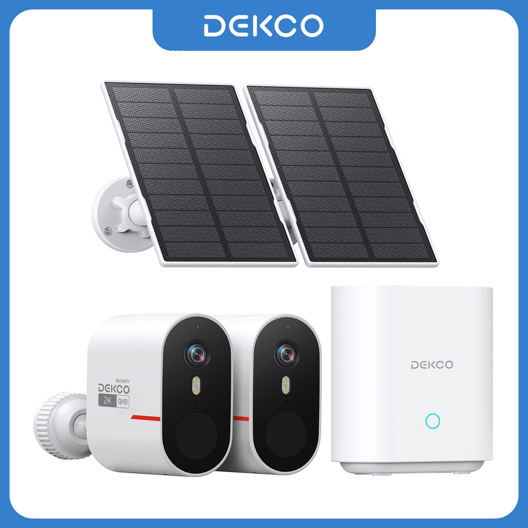 Home Security Camera Installation - Dekco 3MP WiFi Solar Camera System