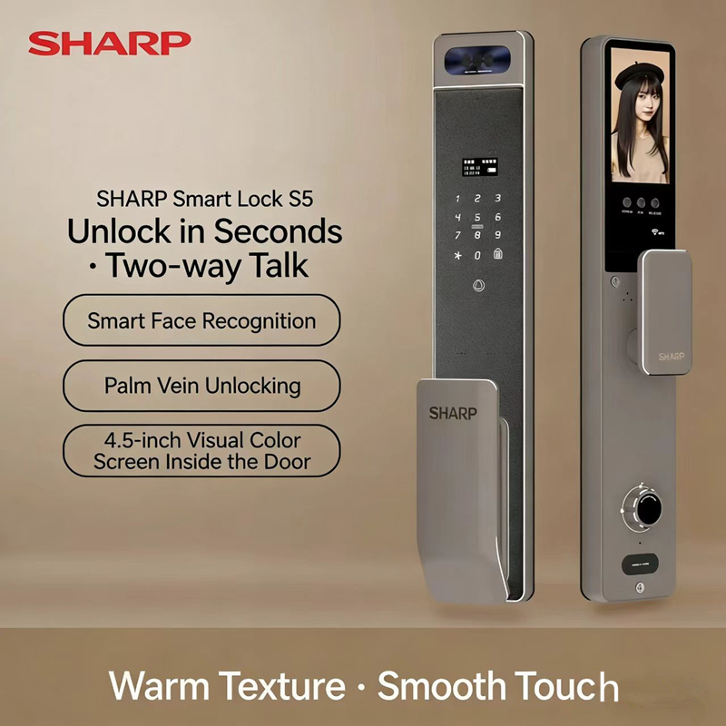 Home Security Key - Sharp S5-FV Fully Automatic Smart Lock