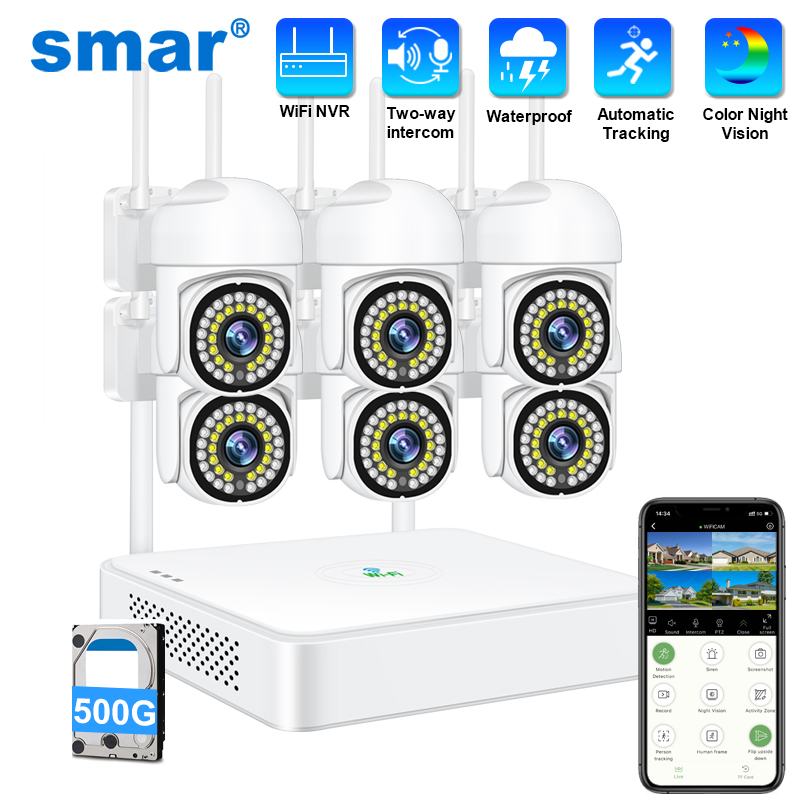 Home Security Nvr - Smar 3MP Wireless CCTV Security Camera