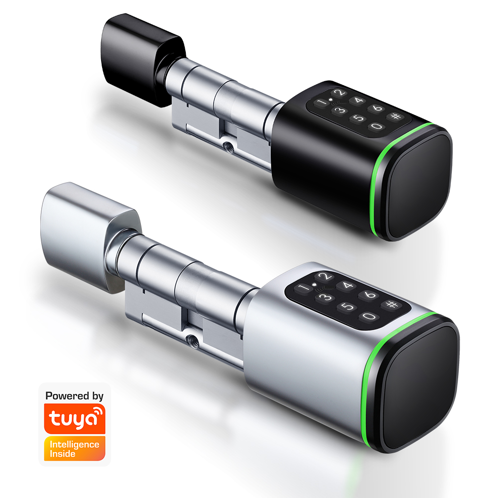 Home Security Key - Smart Cylinder Lock Tuya 60-90mm Electric