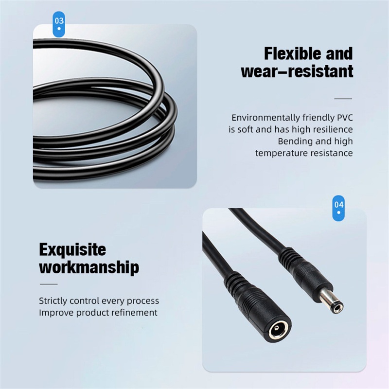 5.5 x 2.1mm 1 Female to 2 4 8  - Home Security Camera Installation review and price