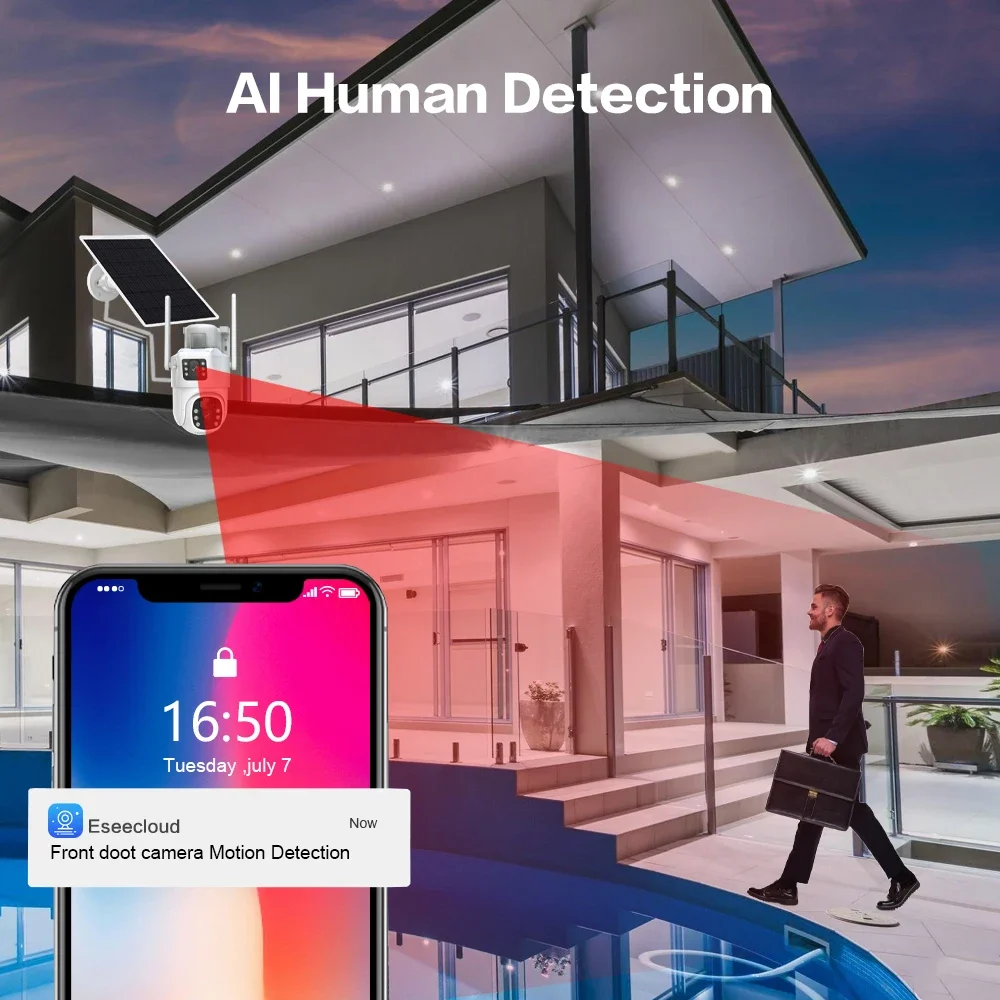 4K 8MP Dual Lens Wifi Solar CC - Home Security Nvr review and price