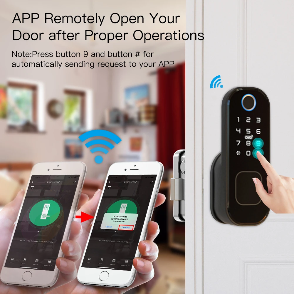 MOES WiFi Tuya Smart Lock Door - Home Security Tips review and price