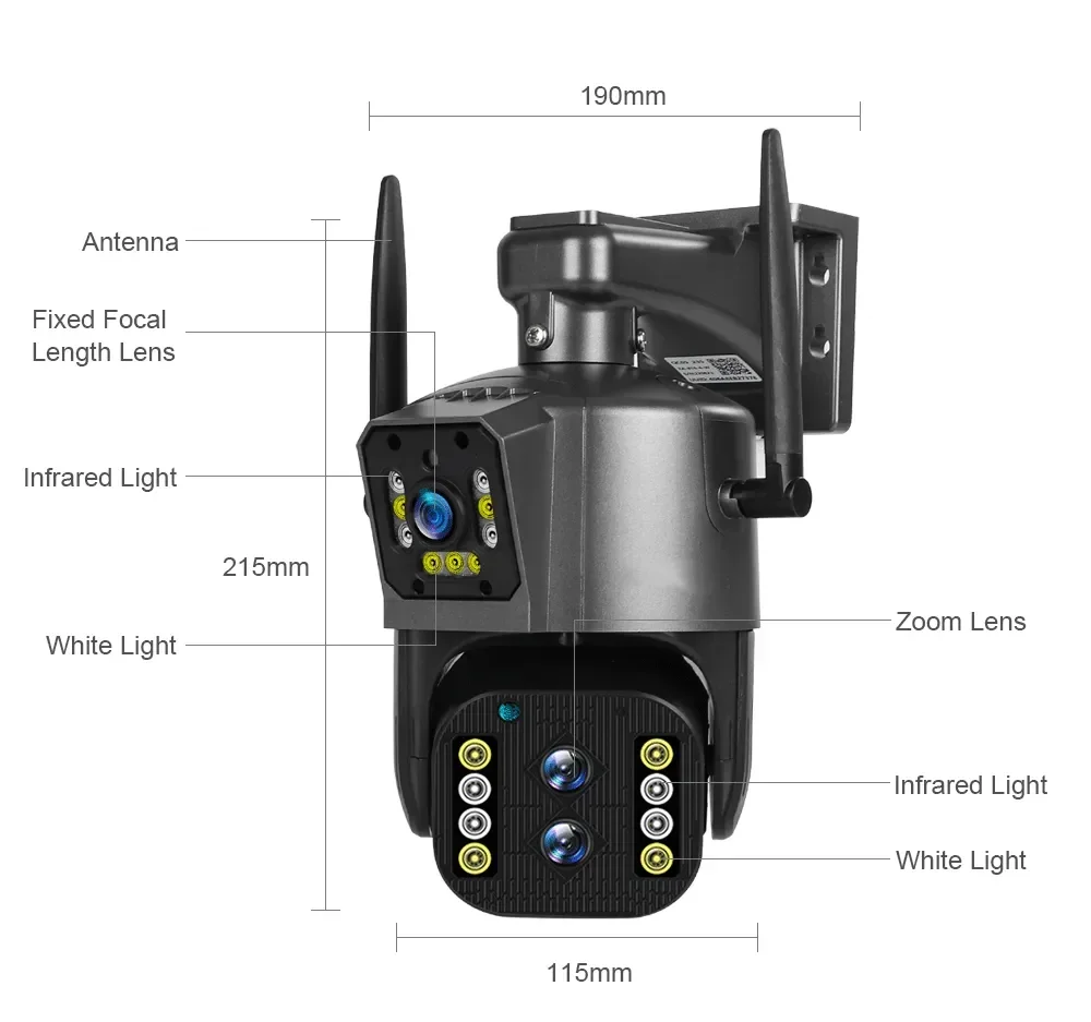 4K 4MP 10XZoom LTE 4G Sim Card - Ip Camera Outdoor 4K review and price