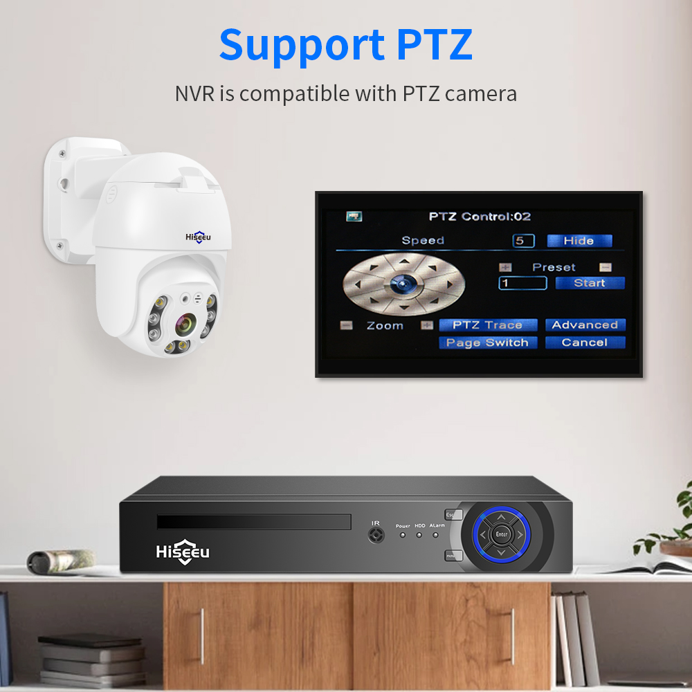 Hiseeu 4CH 10CH 16CH 4K 8MP 5M - Home Security Camera System review and price