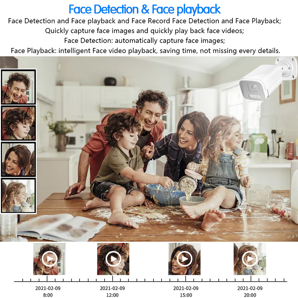 8MP Face Full Color Night Visi - Ip Camera Outdoor 4K review and price