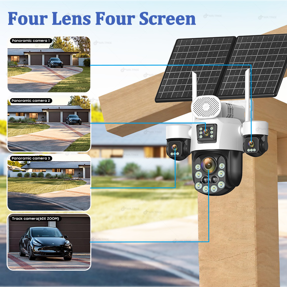 AOV Four Lens Outdoor Surveill - Home Security Tips review and price