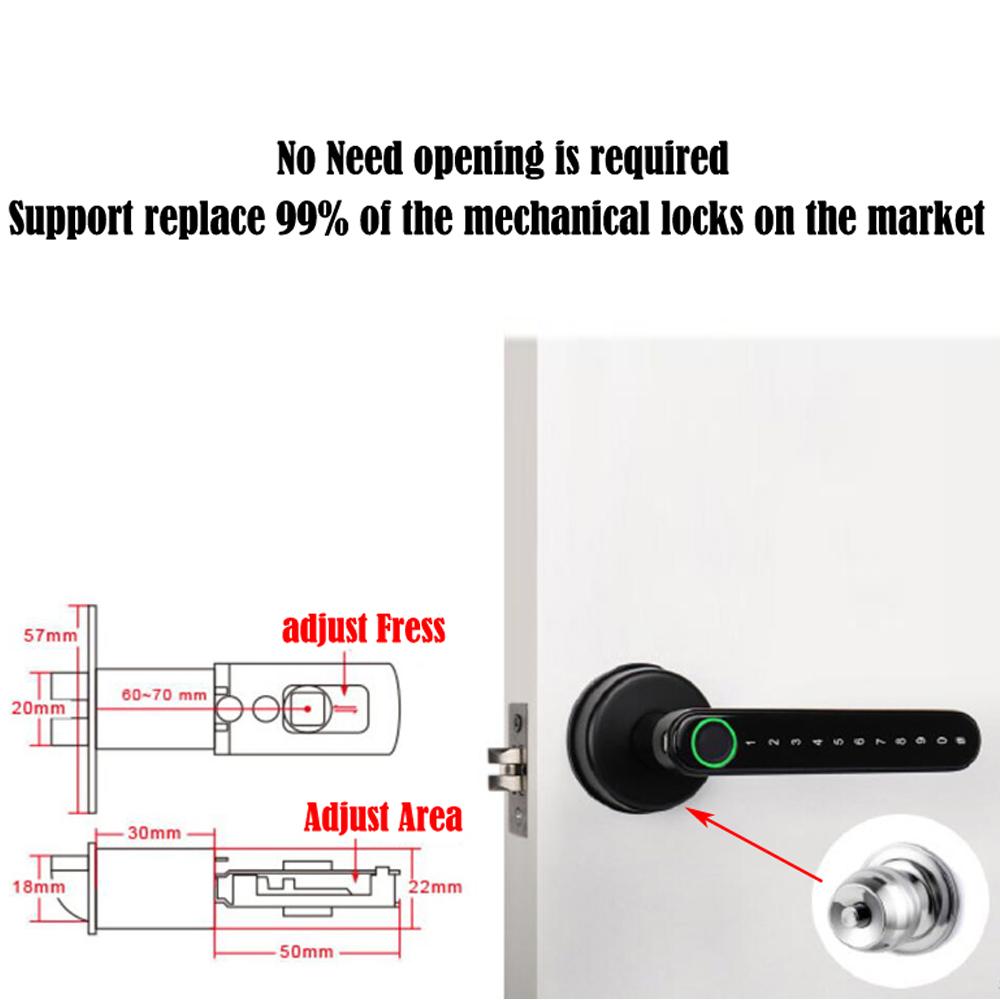 TTLock Smart Bluetooth Fingerp - Home Security Key review and price