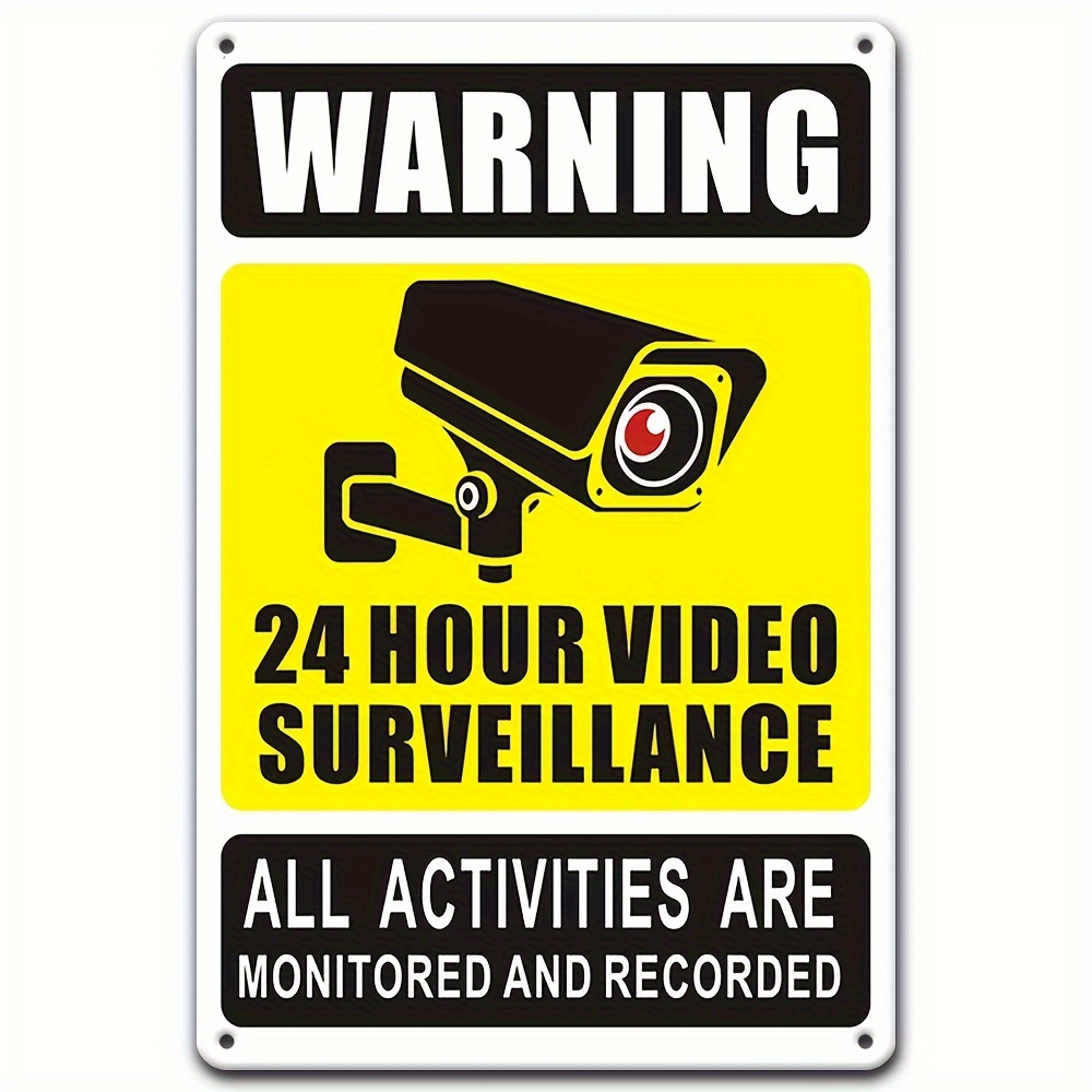 24/7 Video Surveillance Warnin - Home Security Tips review and price
