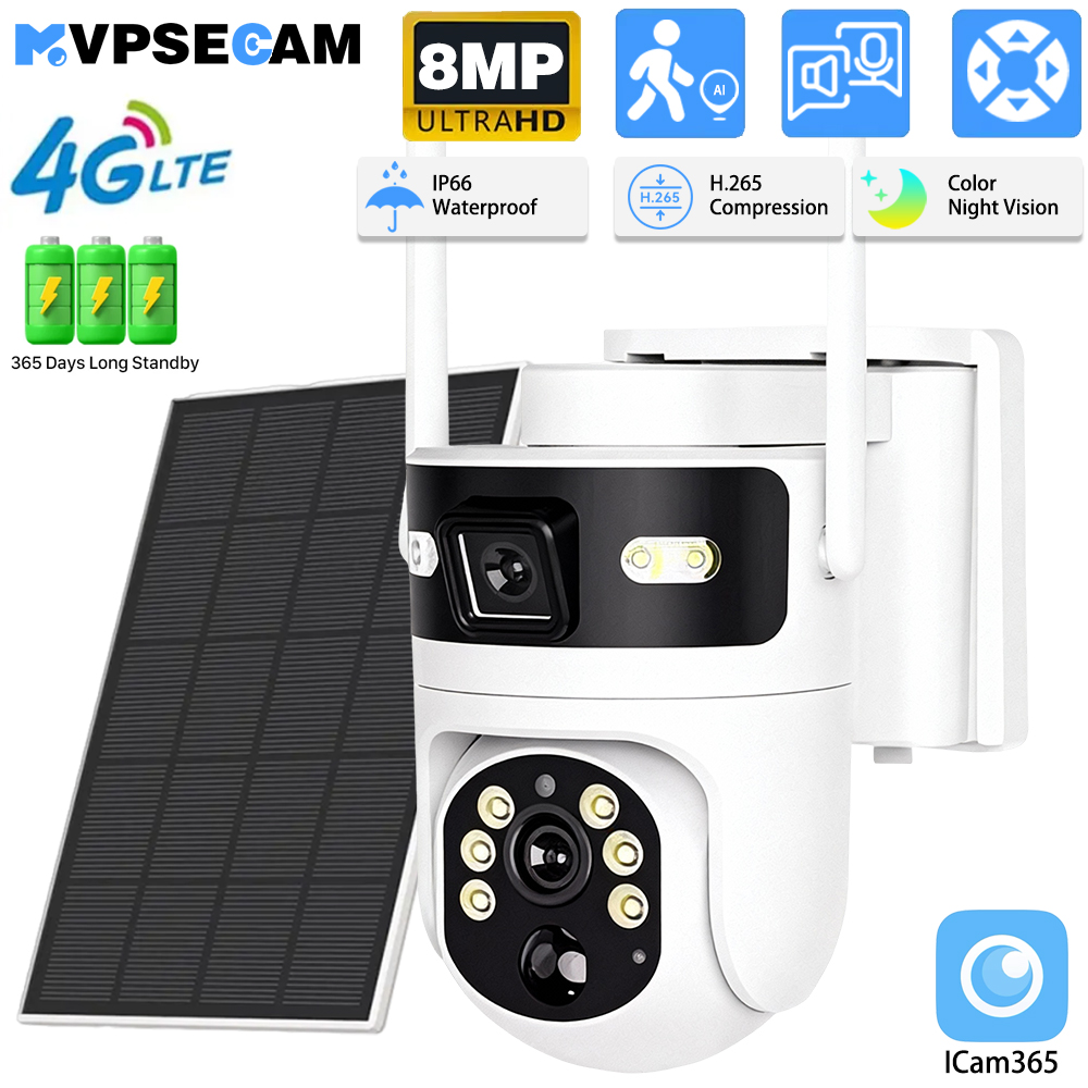 8MP 4K 4G SIM Card PTZ IP Came - Ip Camera Outdoor 4K review and price