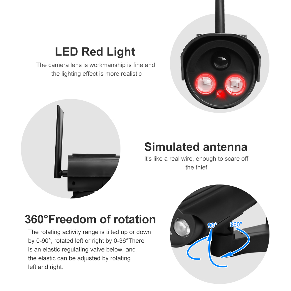 Outdoor Solar Simulation Camer - Home Security Camera System review and price