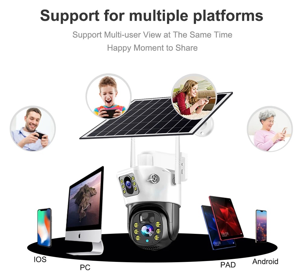 4G / WiFi Solar Camera Dual Le - Ip Camera Outdoor 4K review and price
