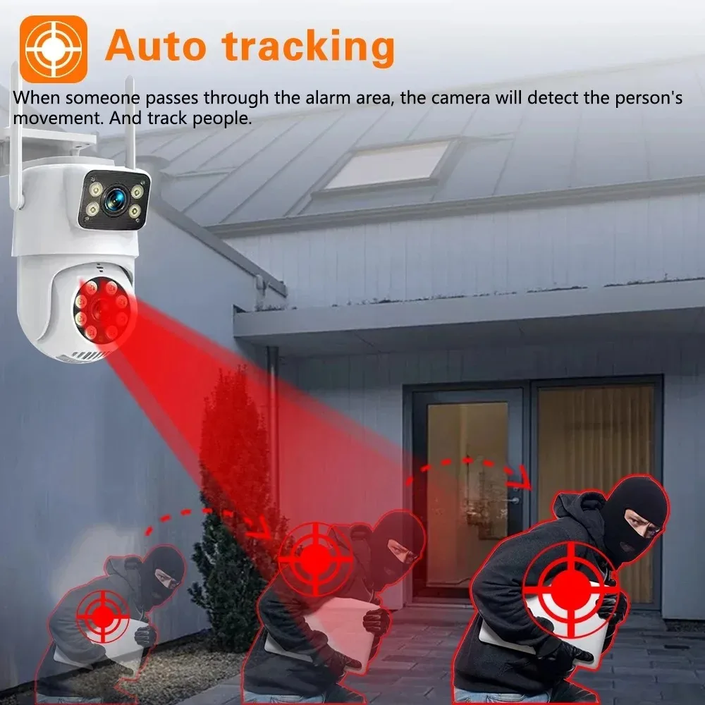 8MP 4K Dual Lens Human Detecti - Home Security Nvr review and price