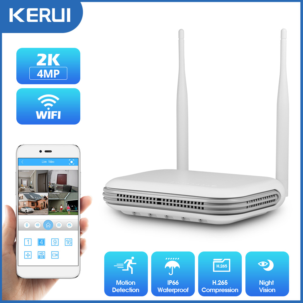 KERUI 2K 4MP Outdoor Full HD S - Home Security Nvr review and price