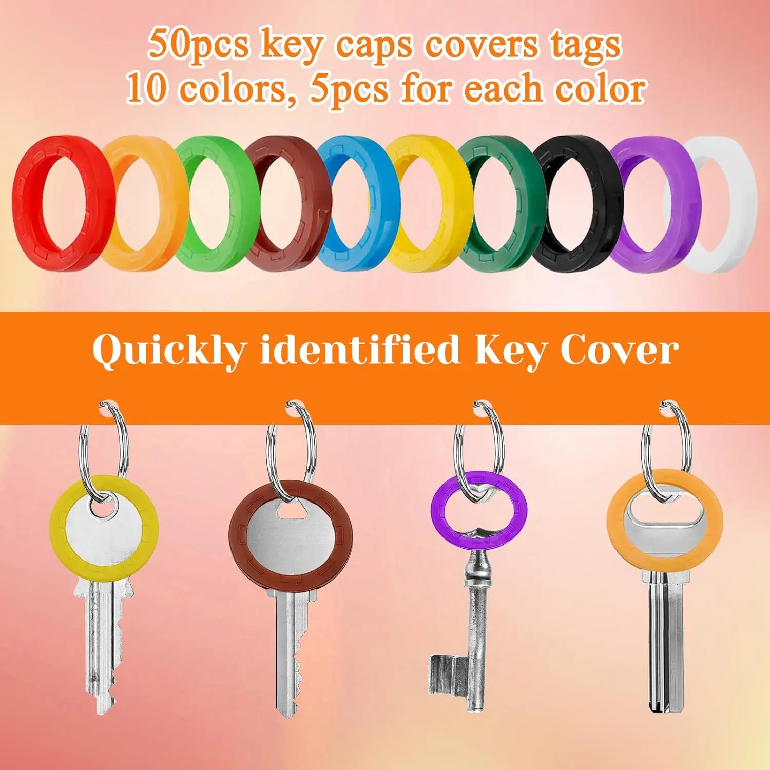 10-50Pcs Key Cap Covers Durabl - Home Security Key review and price