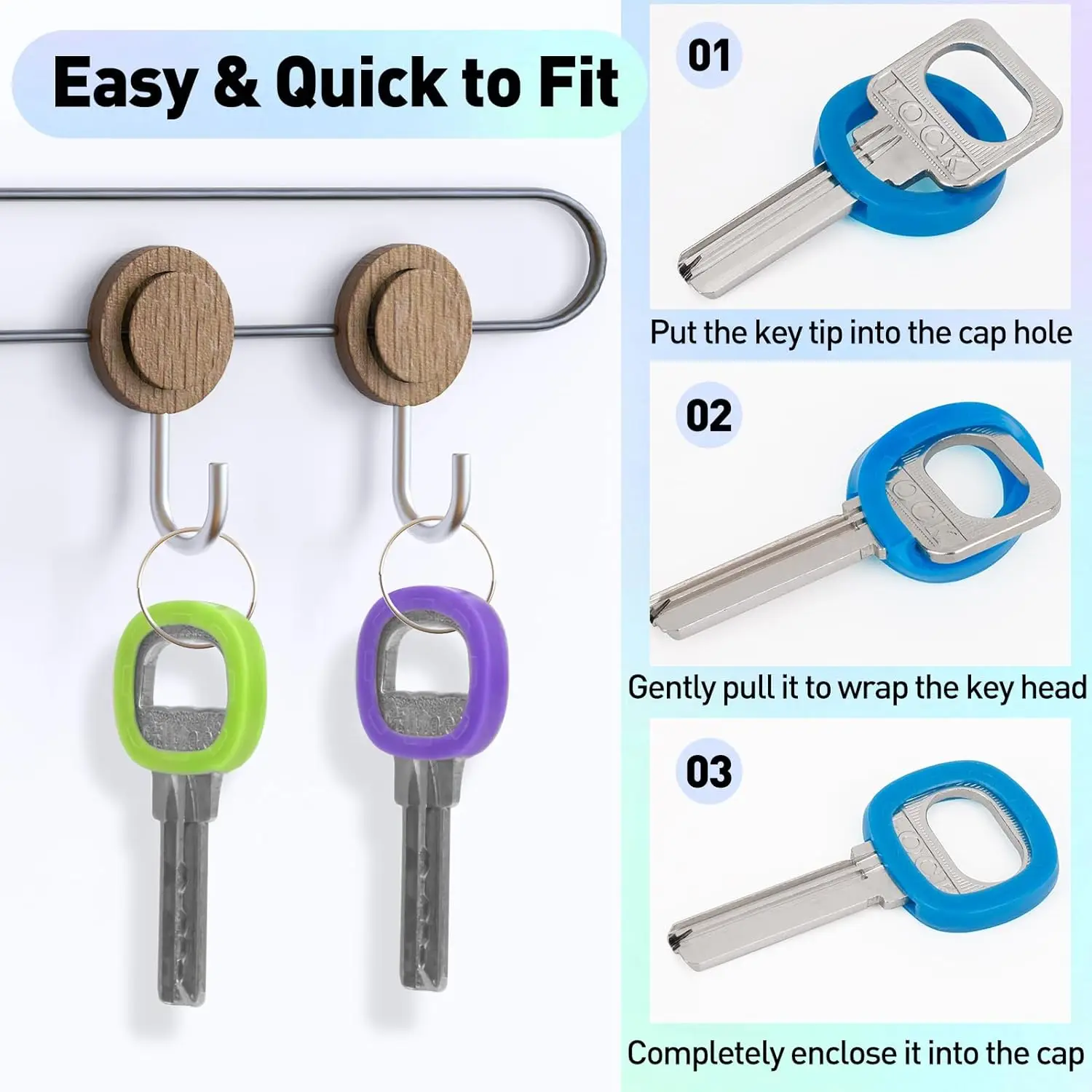 10-50Pcs Key Cap Covers Durabl - Home Security Key review and price